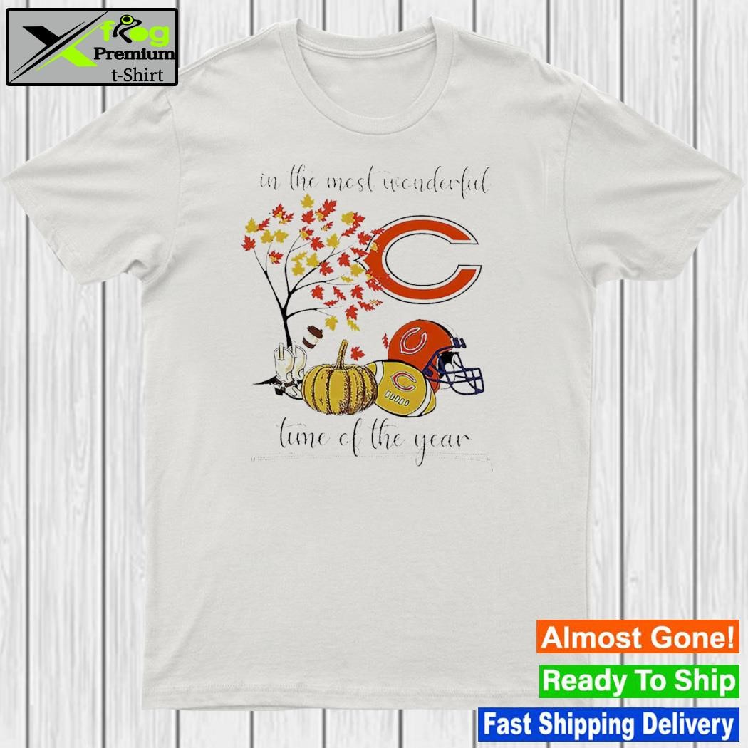 In The Most Wonderful Time Of The Year Chicago Bears Thanksgiving Shirt