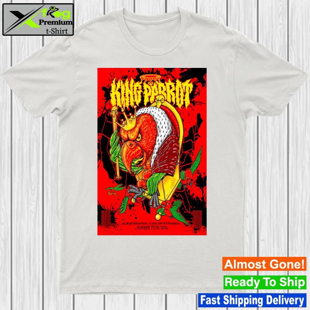 King parrot summer tour 2023 poster shirt