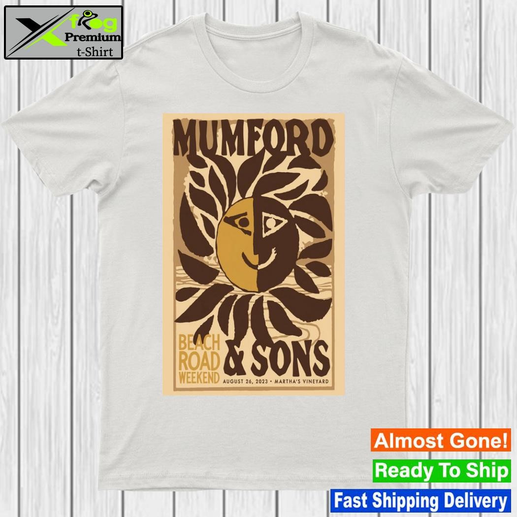 Mumford martha's vineyard august 26 2023 poster shirt