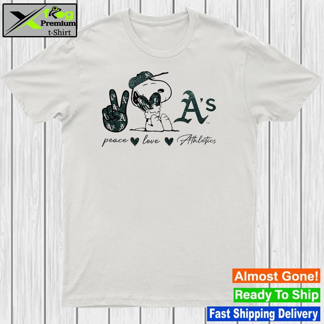 Peace Love Athletics Snoopy Shirt