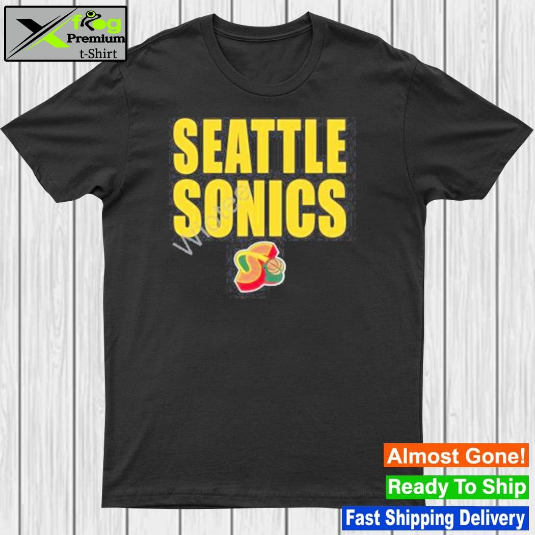Seattle supersonics orbit slub shirt