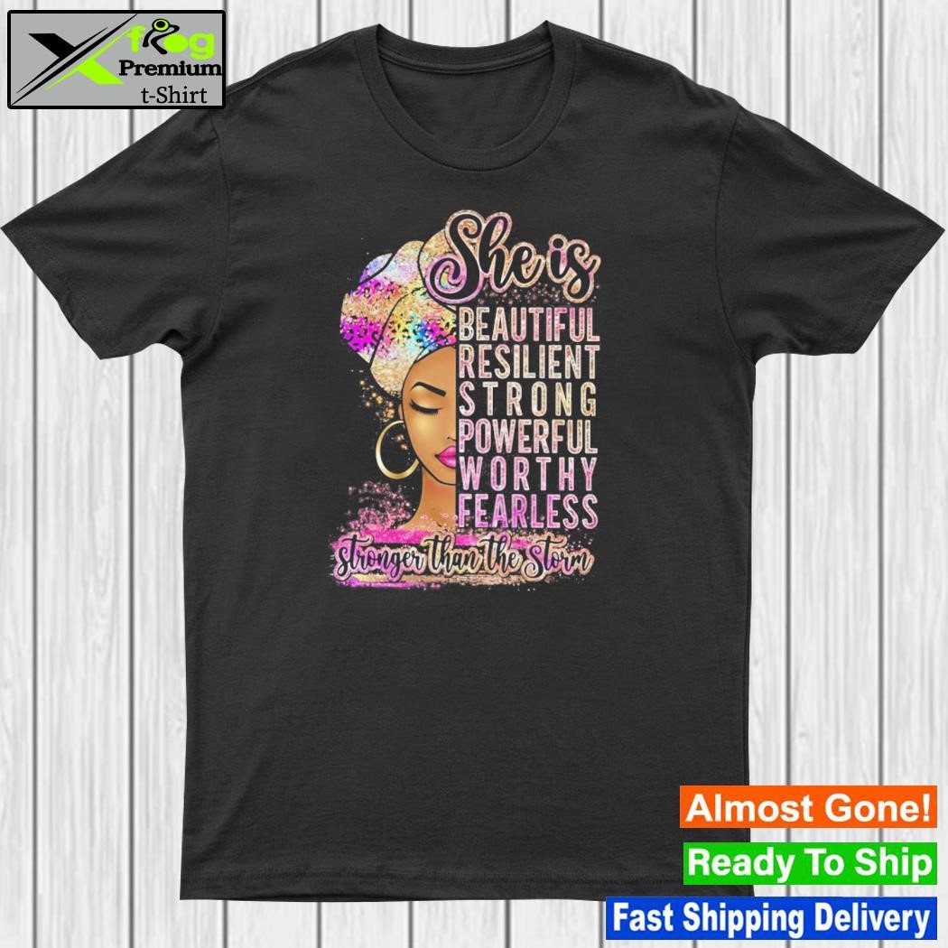 She is stronger than the storm shirt