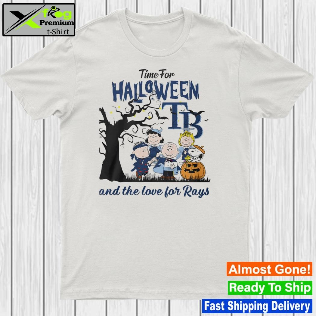Tampa bay rays time for halloween and the love for rays shirt