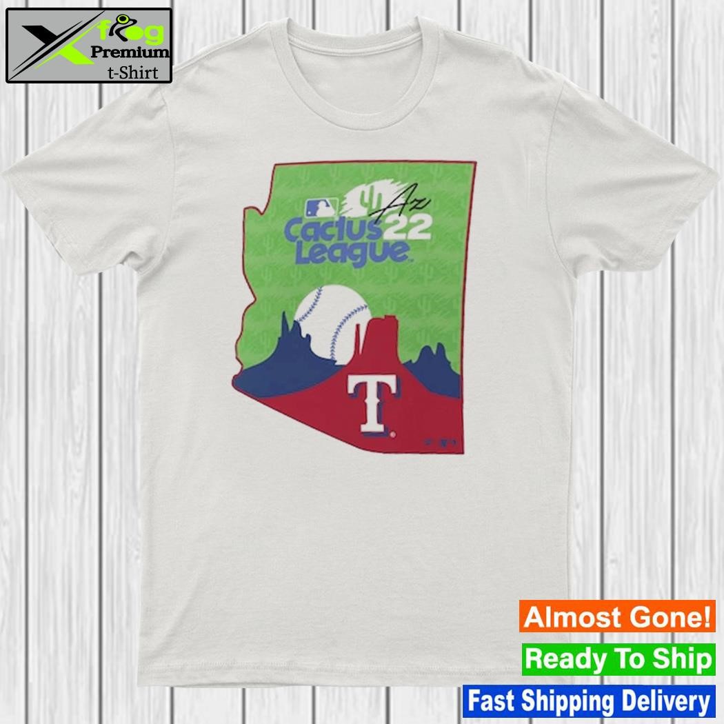 Texas Rangers Fanatics Branded 2022 Mlb Spring Training Cactus League State T-Shirt