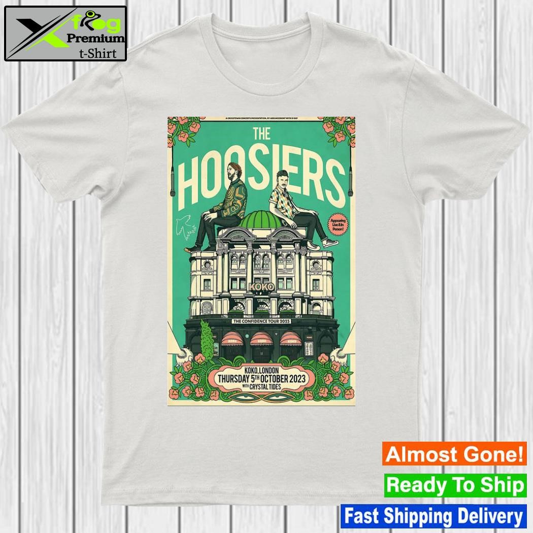 The Hoosiers The Confidenve Tour 2023 Koko, London Poster shirt