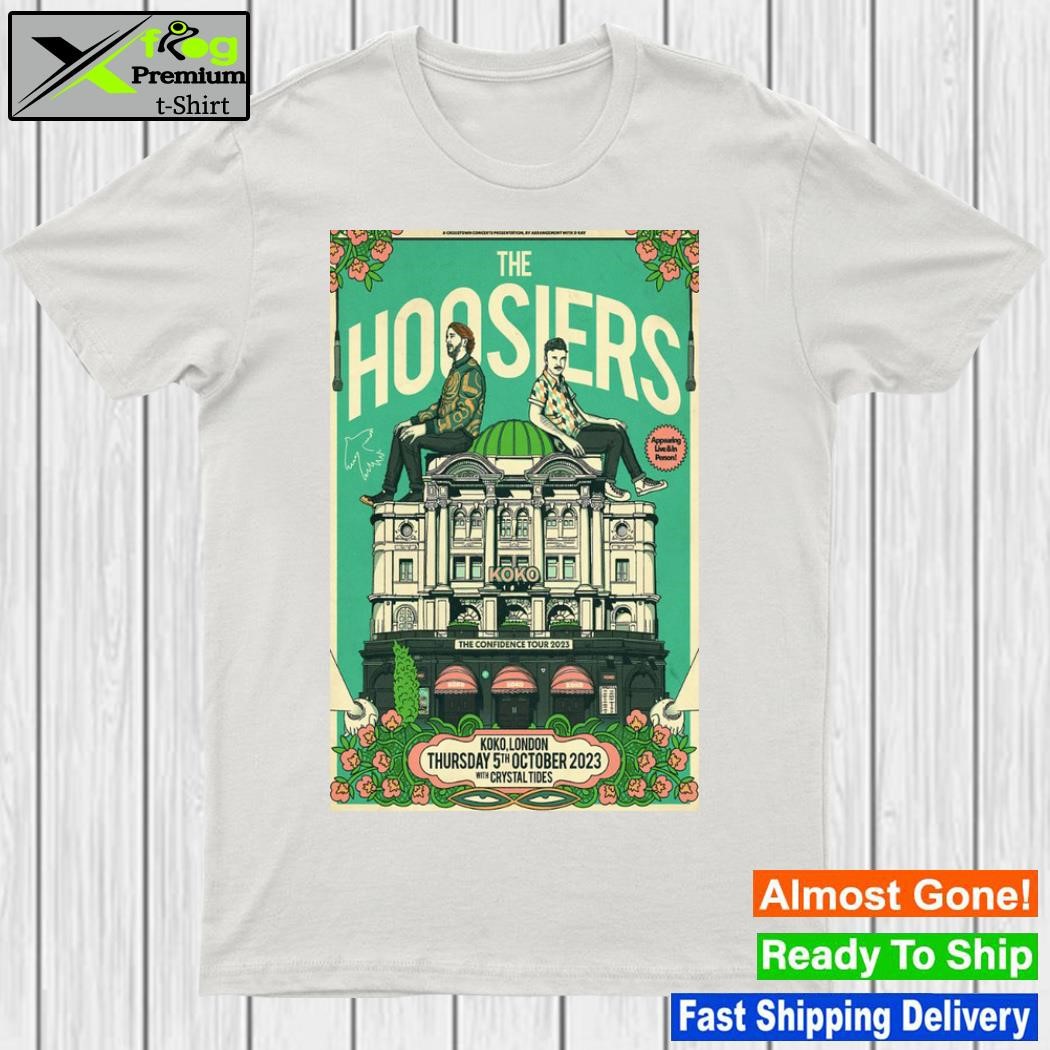 The hoosiers the confidence tour koko london 2023 poster shirt