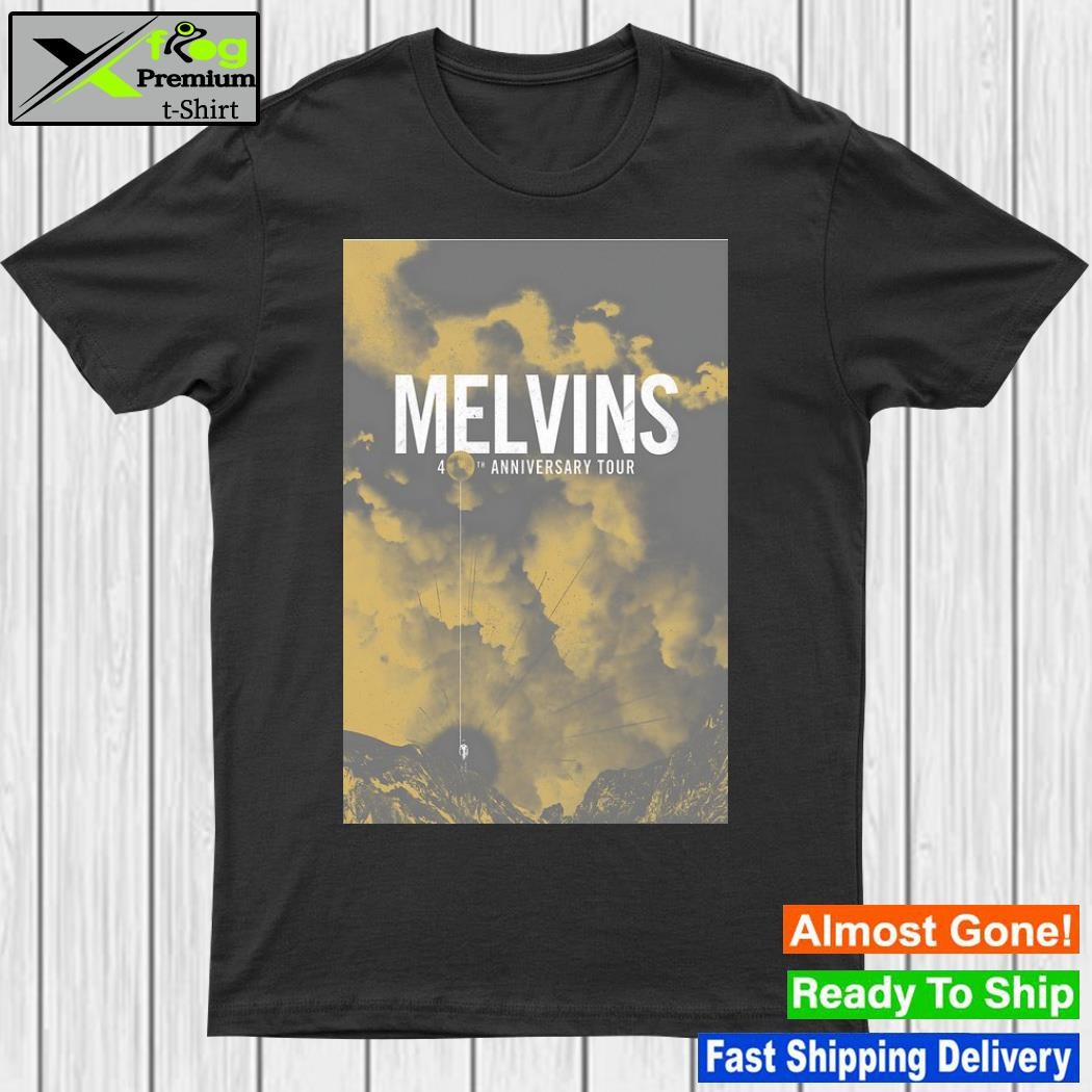 The melvins london 06 06 2023 40th anniversary tour england poster shirt