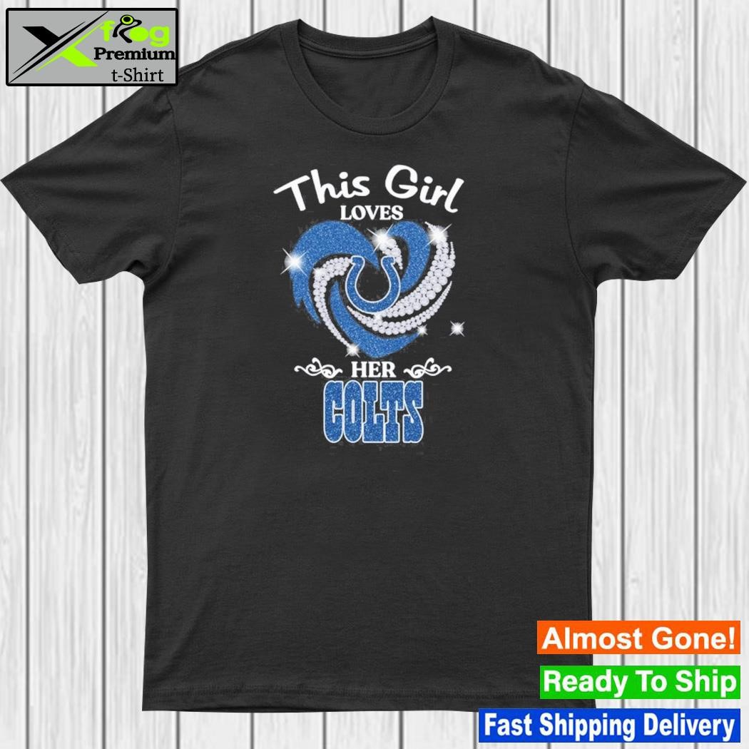 This girl love her indianapolis colts shirt