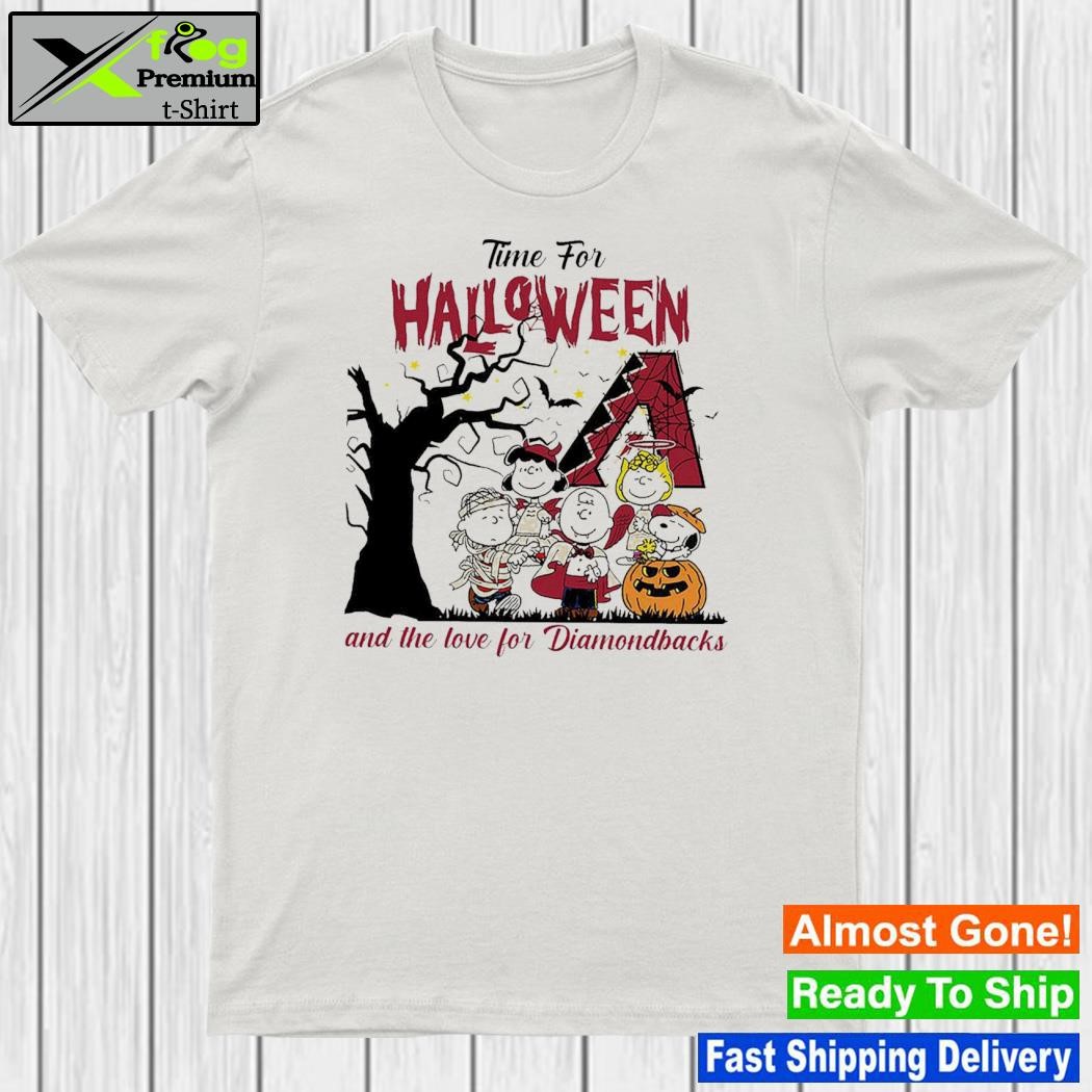 Time For Halloween And The Love For Diamondbacks Shirt