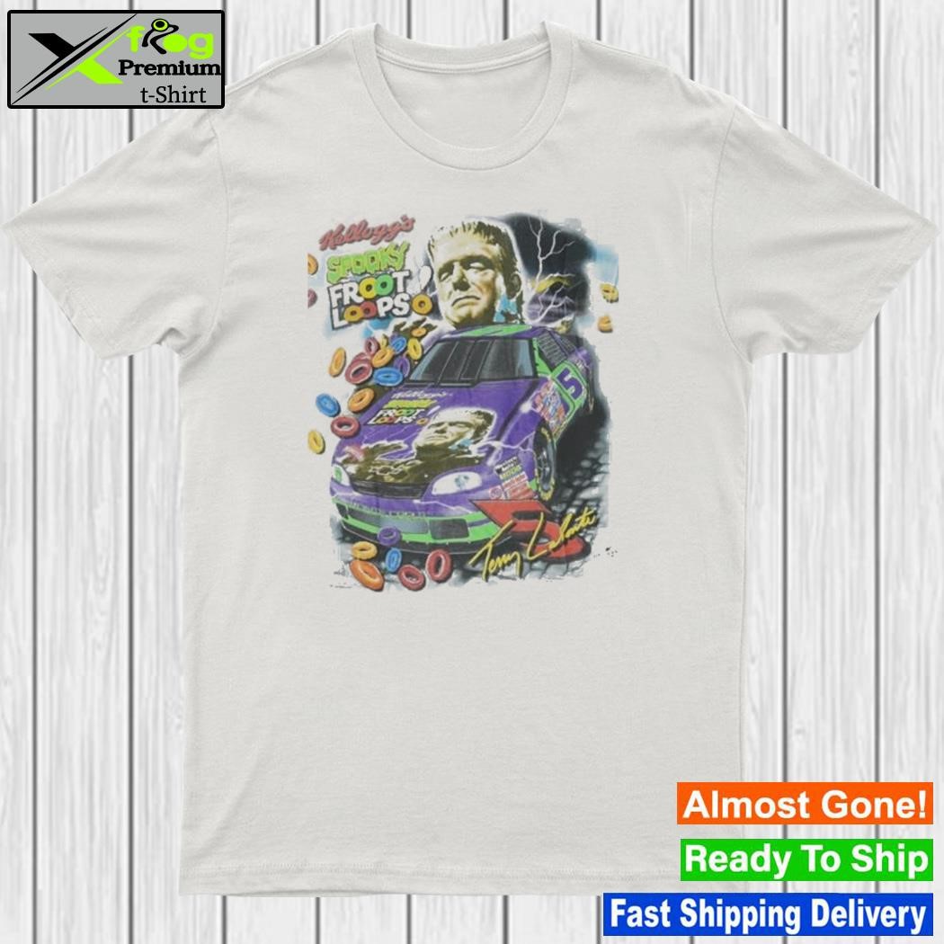 Unclaimed Baggage Store 90s Nascar Spooky Terry Labonte Froot Loops 3D Top Shirt