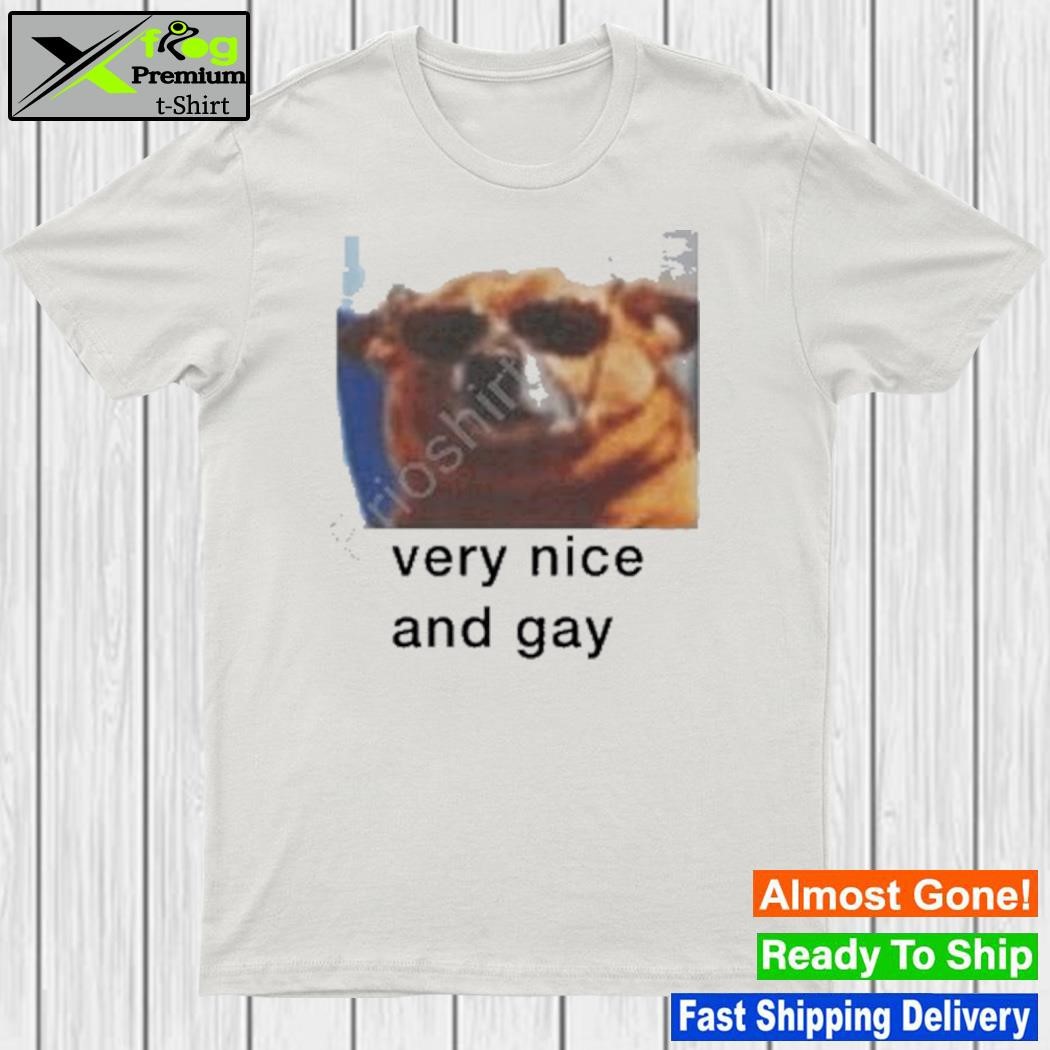 Very nice and gay shirt
