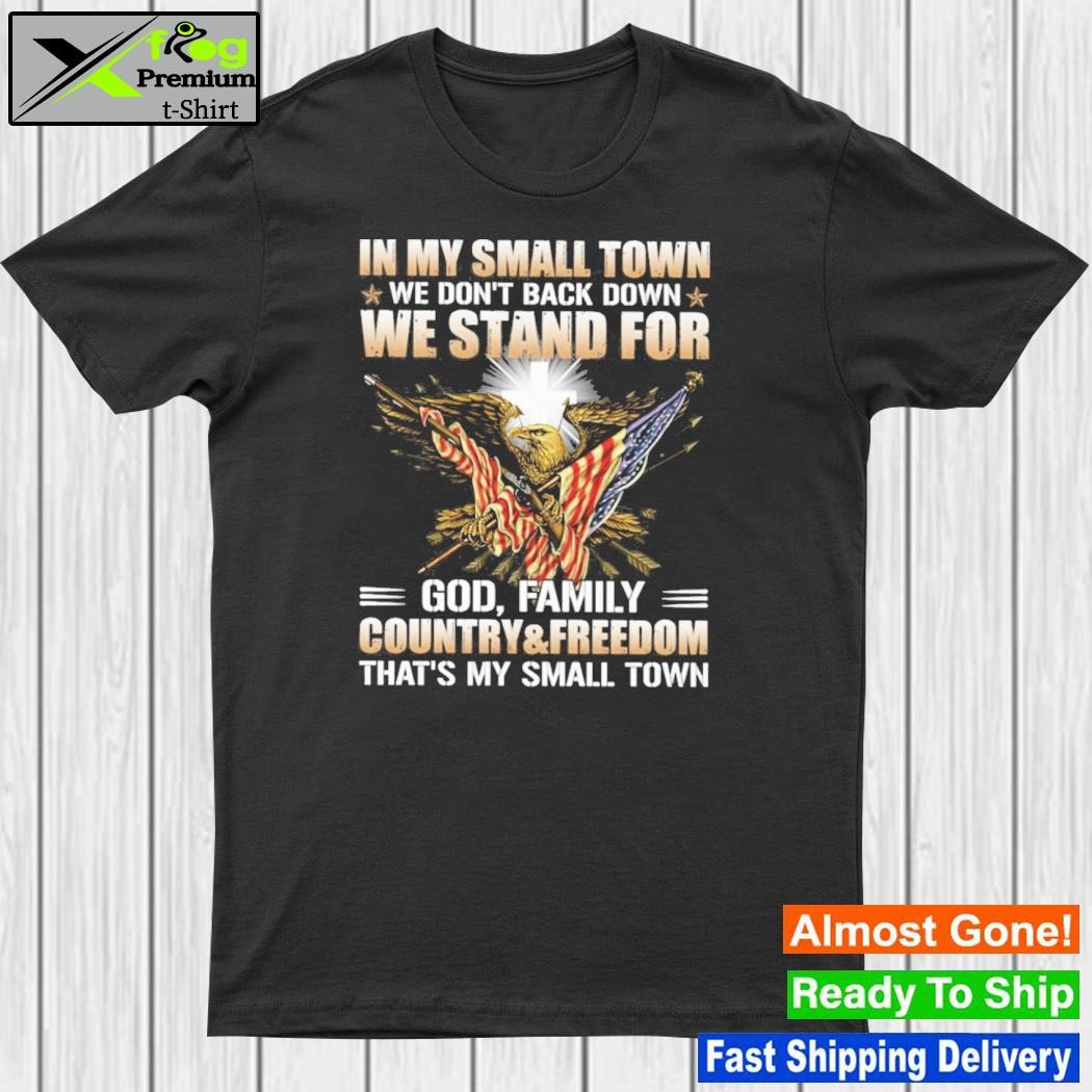 We don't back down – perfect gift for grandpa shirt