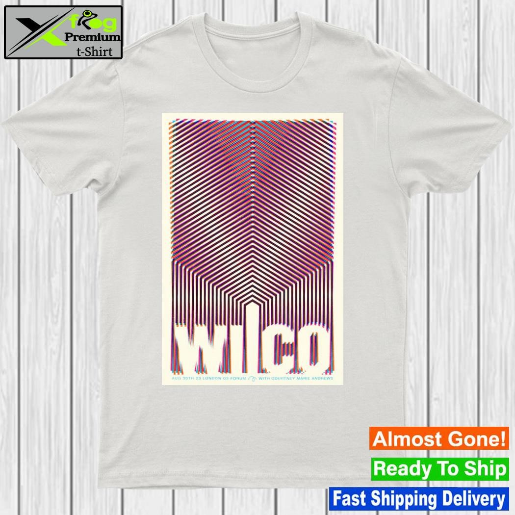 Wilco O2 Forum Kentish Town London, UK 2023 Poster shirt
