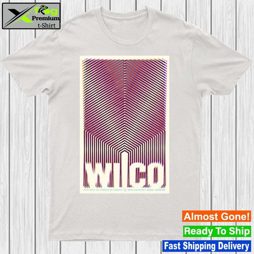 Wilco O2 Forum Kentish Town London, UK August Tour 2023 Poster shirt