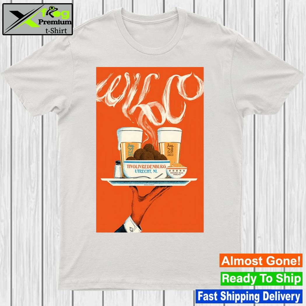 Wilco Tivoli Vredenburg Utrecht NL Aug 27 & 28 2023 Poster shirt