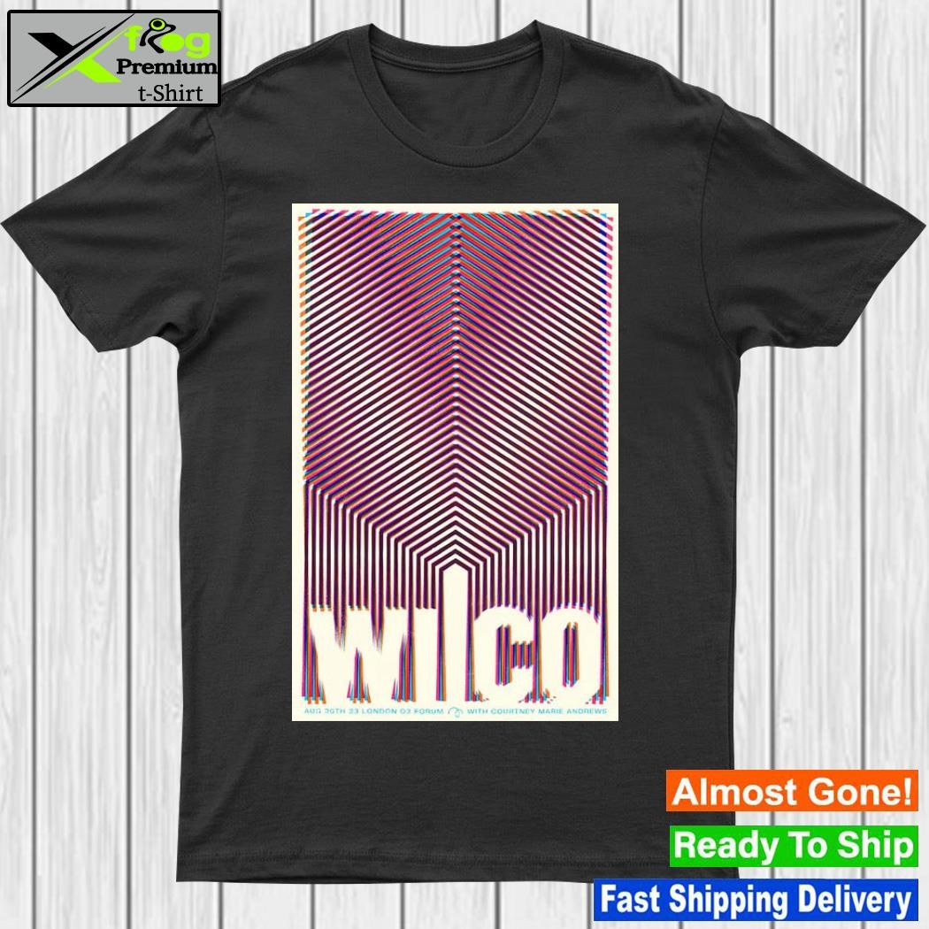 Wilco august 30th 2023 london england o2 forum kentish town poster shirt