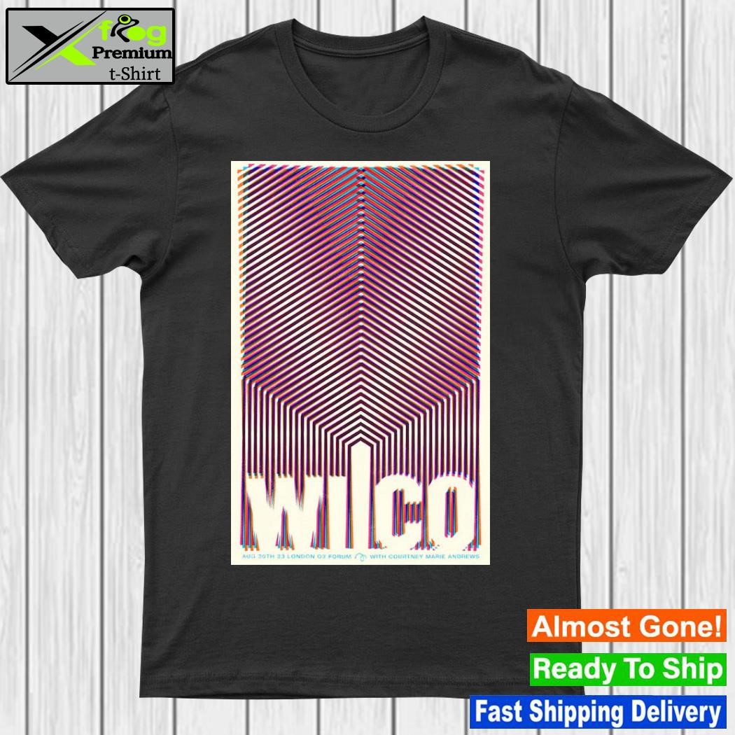 Wilco august 30th 2023 london poster shirt