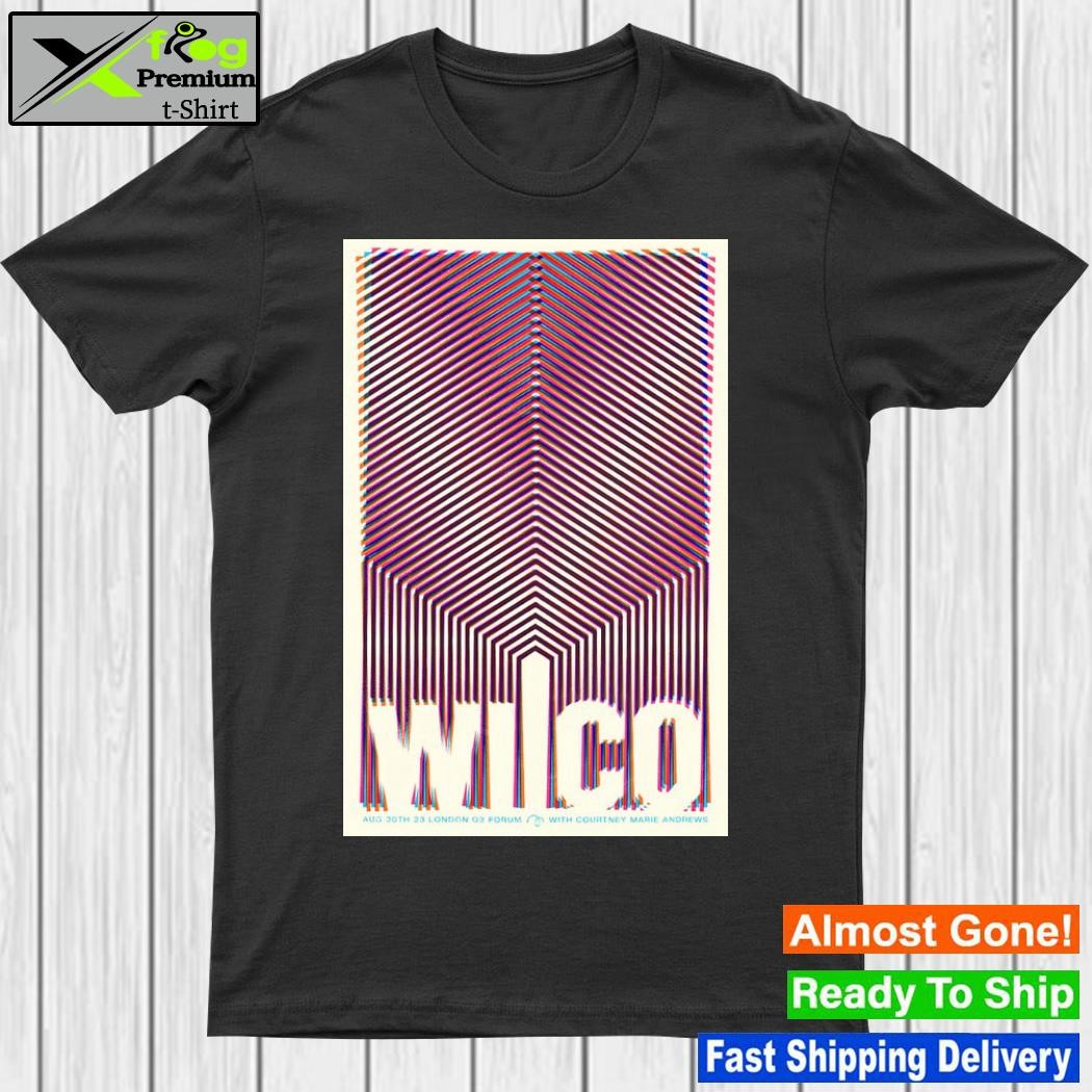 Wilco london england o2 30 aug 2023 forum kentish town poster shirt
