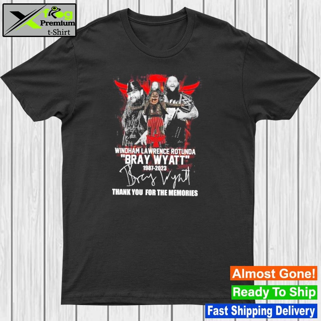 Windham lawrence rotunda bray wyatt thank you for the memories shirt