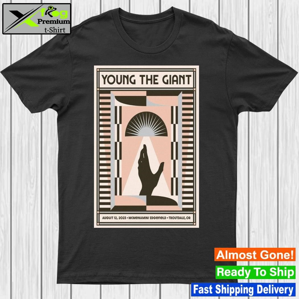 Young the giant mcmenamins edgefield troutdale or august 12 2023 poster shirt