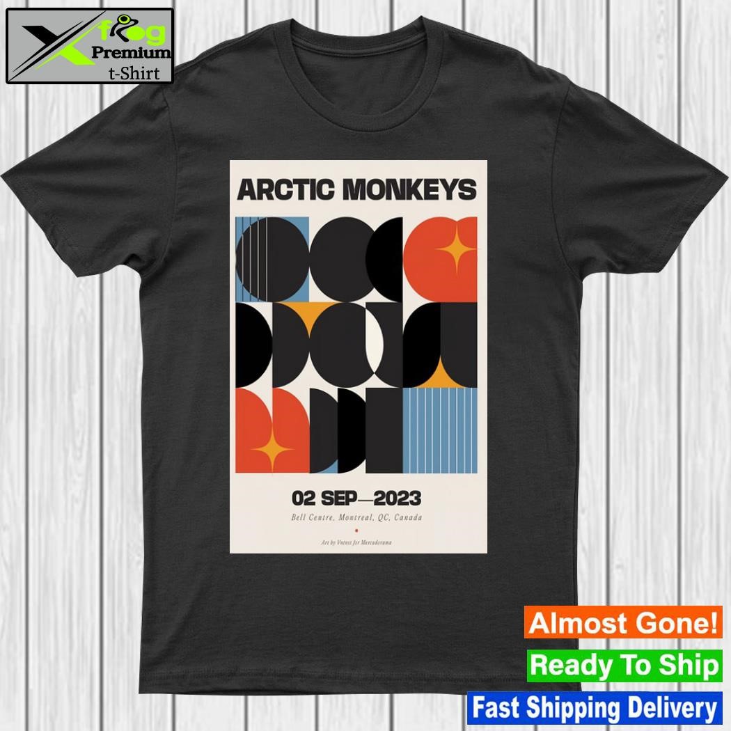 Arctic monkeys 2nd sept 2023 bell centre montreal poster shirt