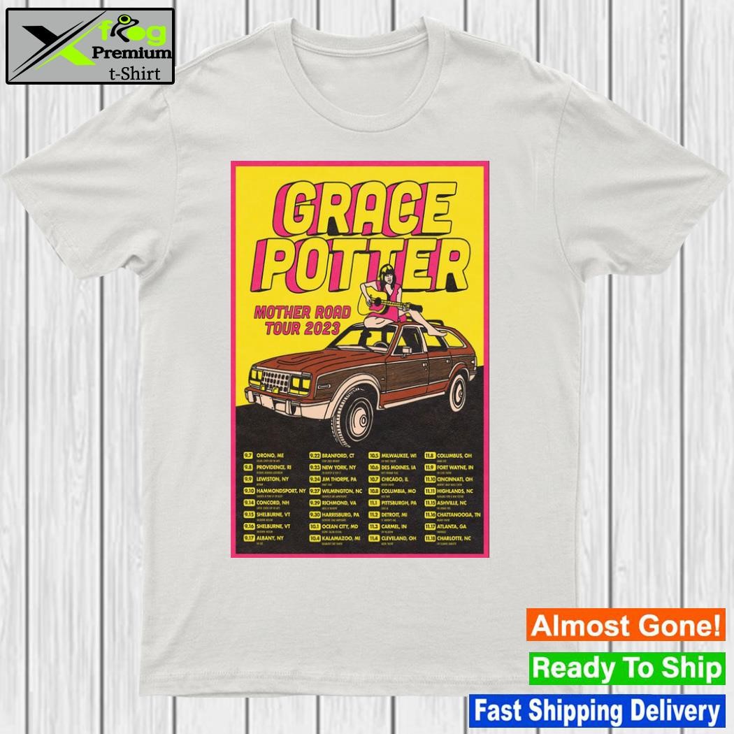 Grace Potter The Mother Road Tour 2023 Poster shirt