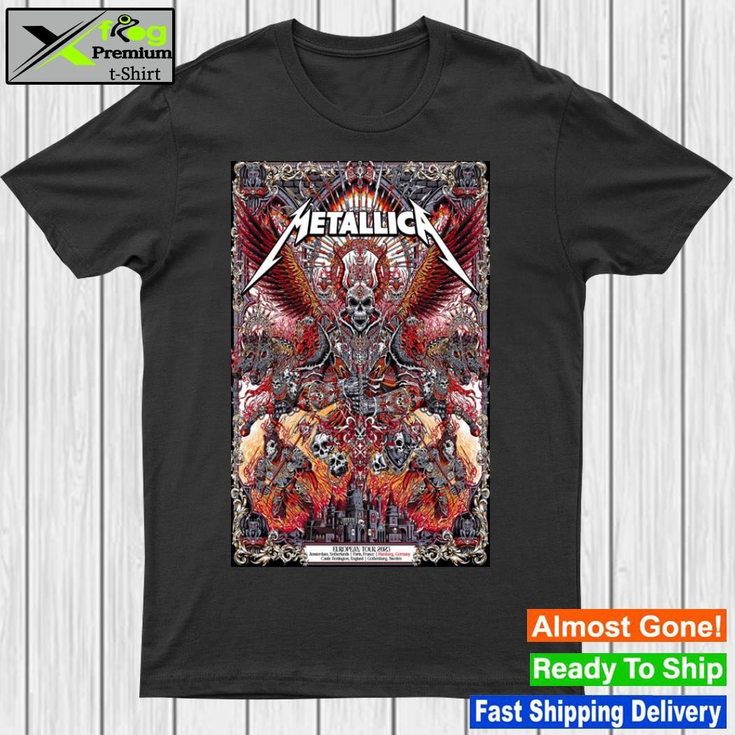 Metallica poster #m72 european 2023 shirt