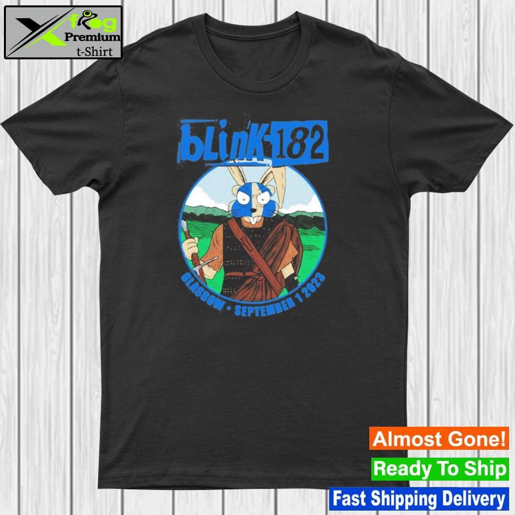 Official 2023 Blink-182 World Tour Glasgow Shirt