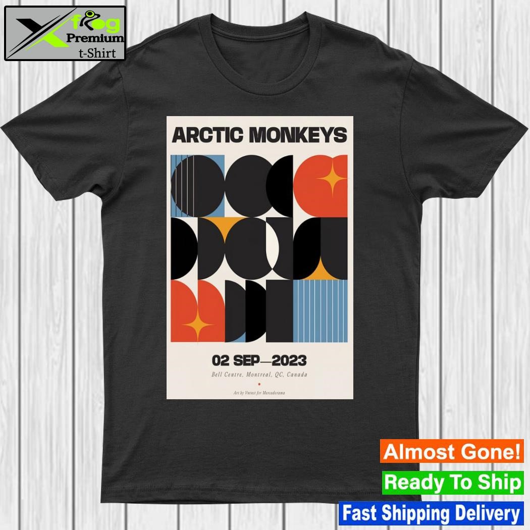 Official arctic monkeys Canada sept 2 2023 montreal qc poster shirt