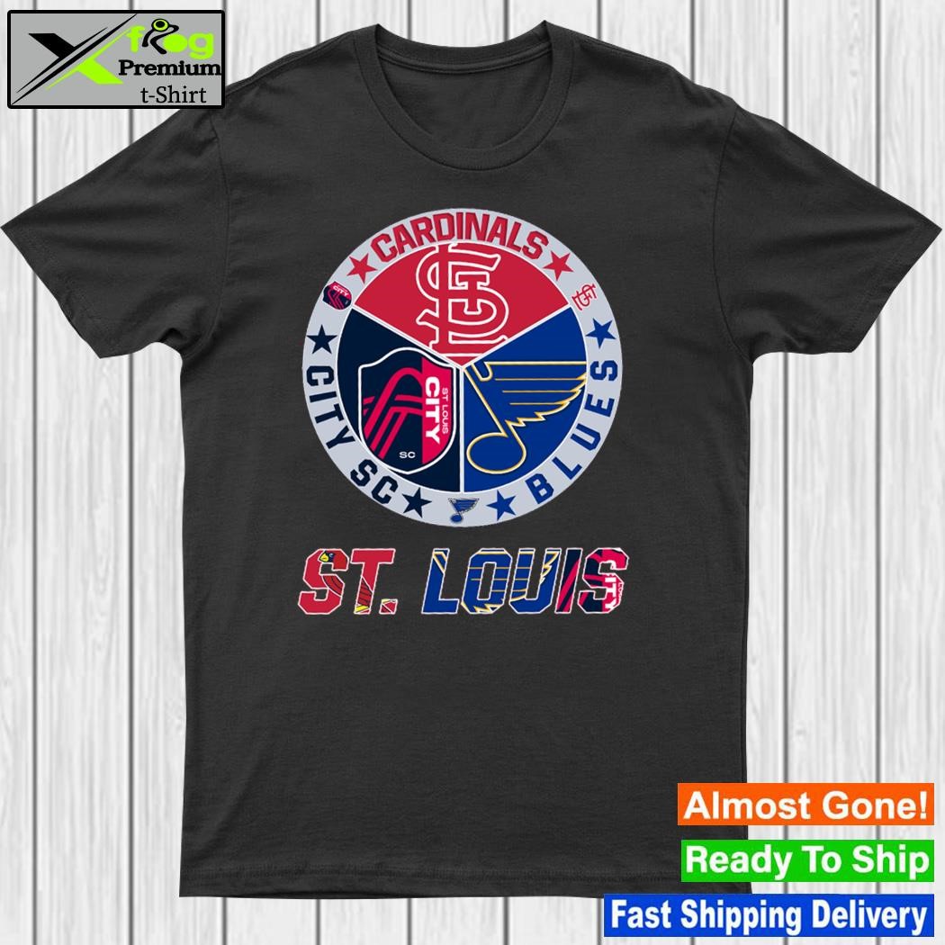 Official cardinals and city sc blues st.louis shirt