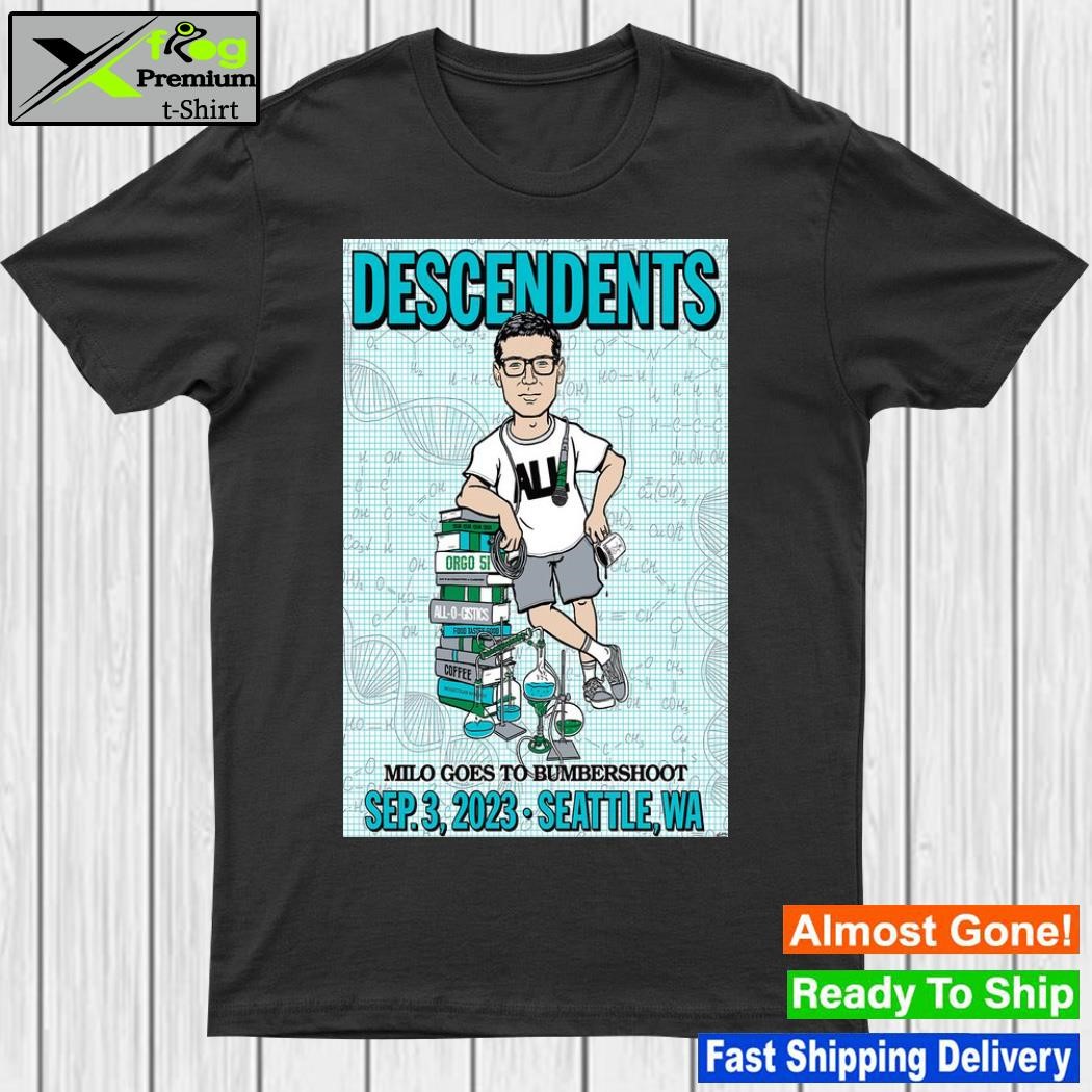 Official descendents Seattle Washington event sep 3 2023 poster 2023 shirt