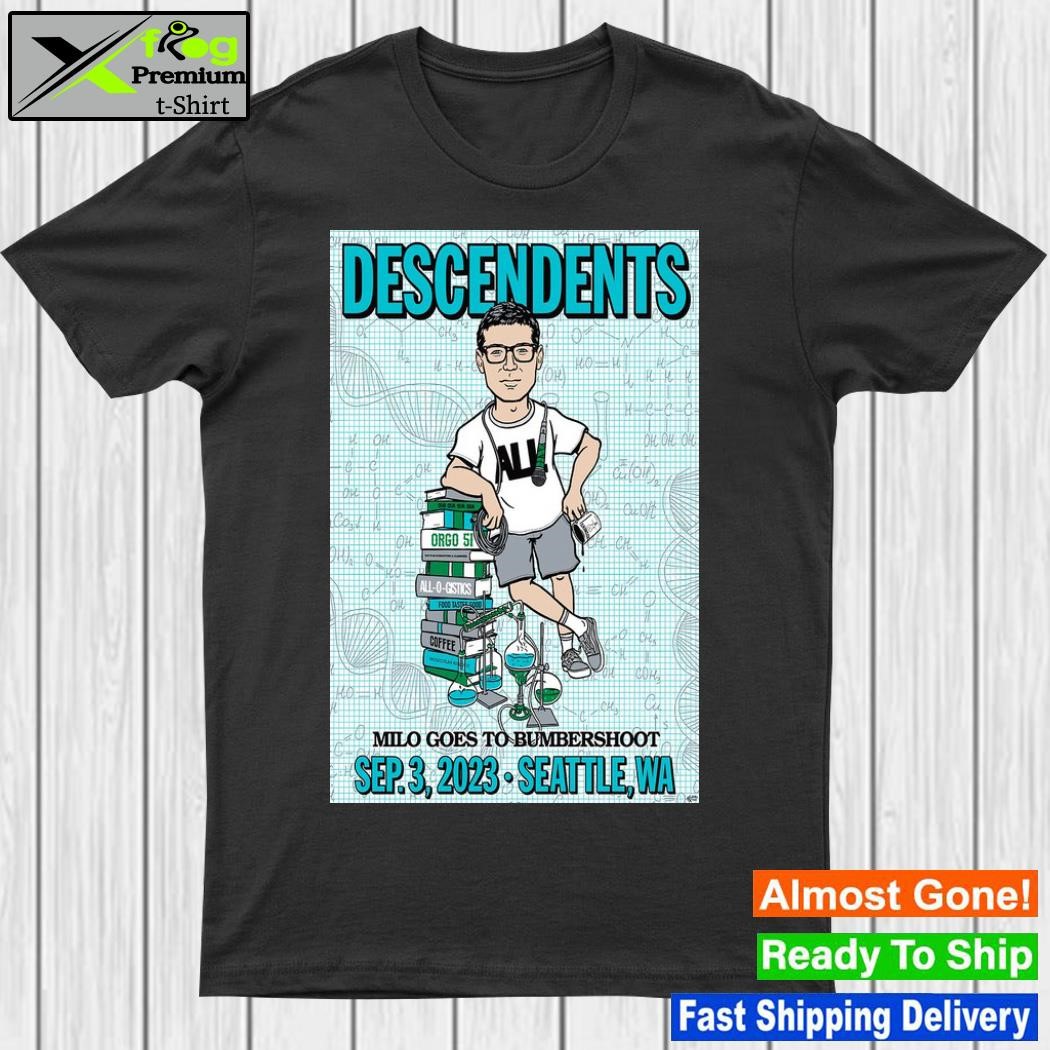 Official descendents Seattle wa sep 3rd 2023 poster shirt