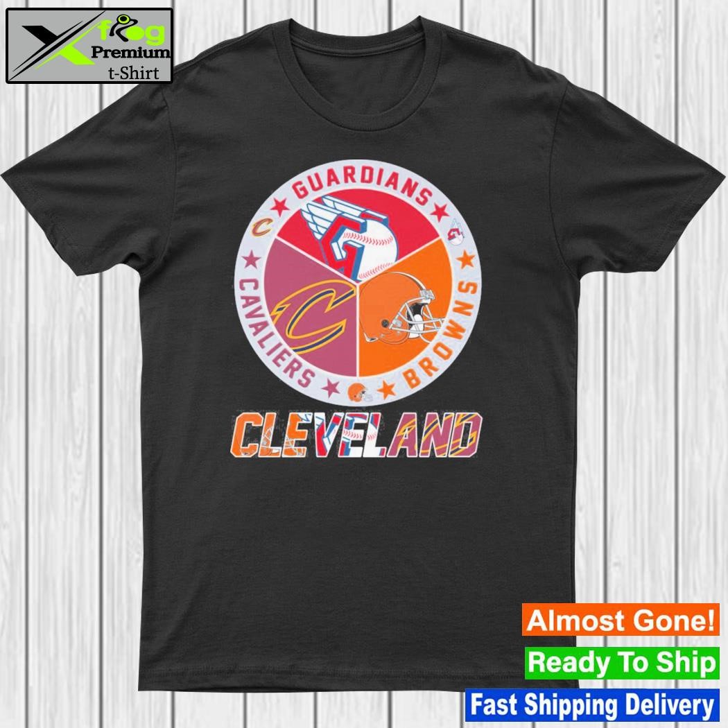 Official guardians and browns and cavaliers Cleveland city shirt