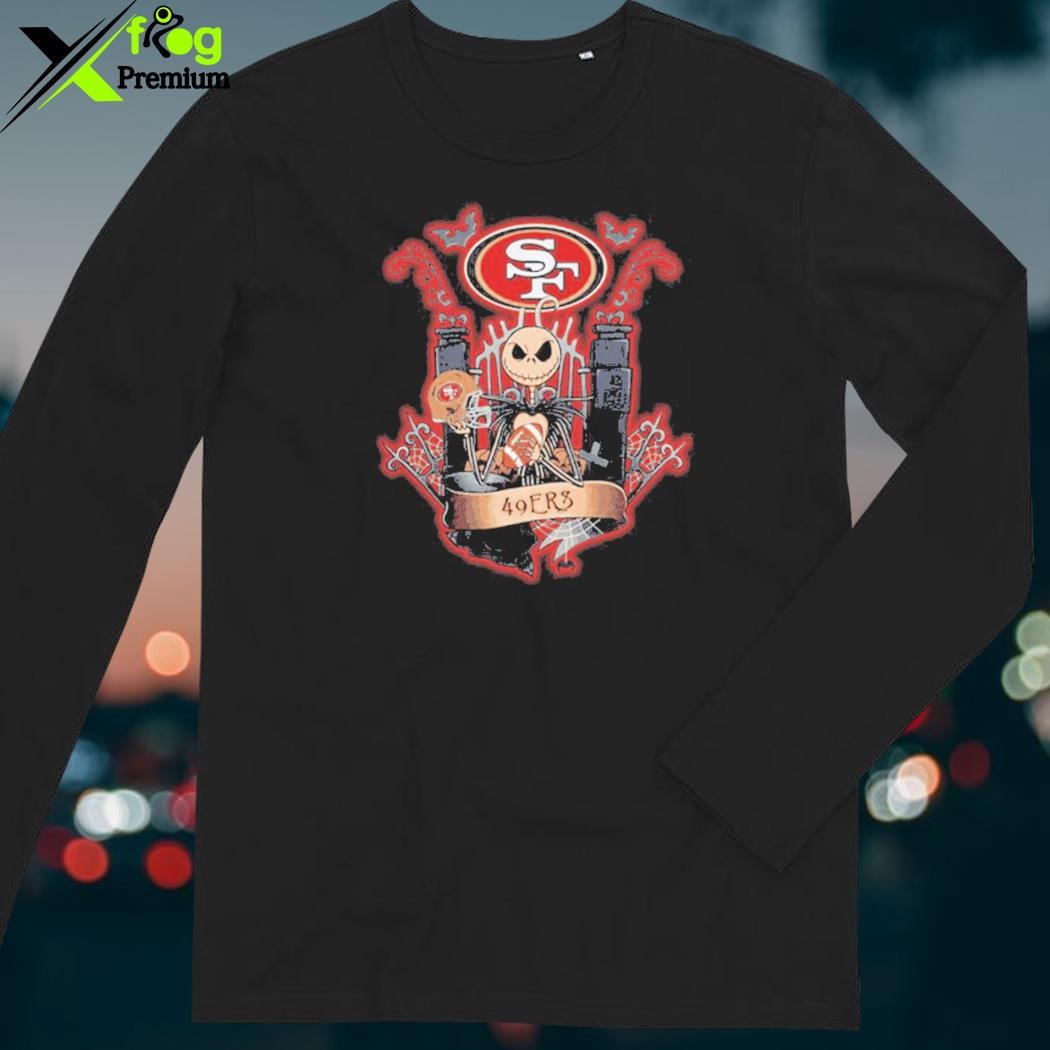 Jack skellington halloween san francisco 49ers fan shirt - Limotees