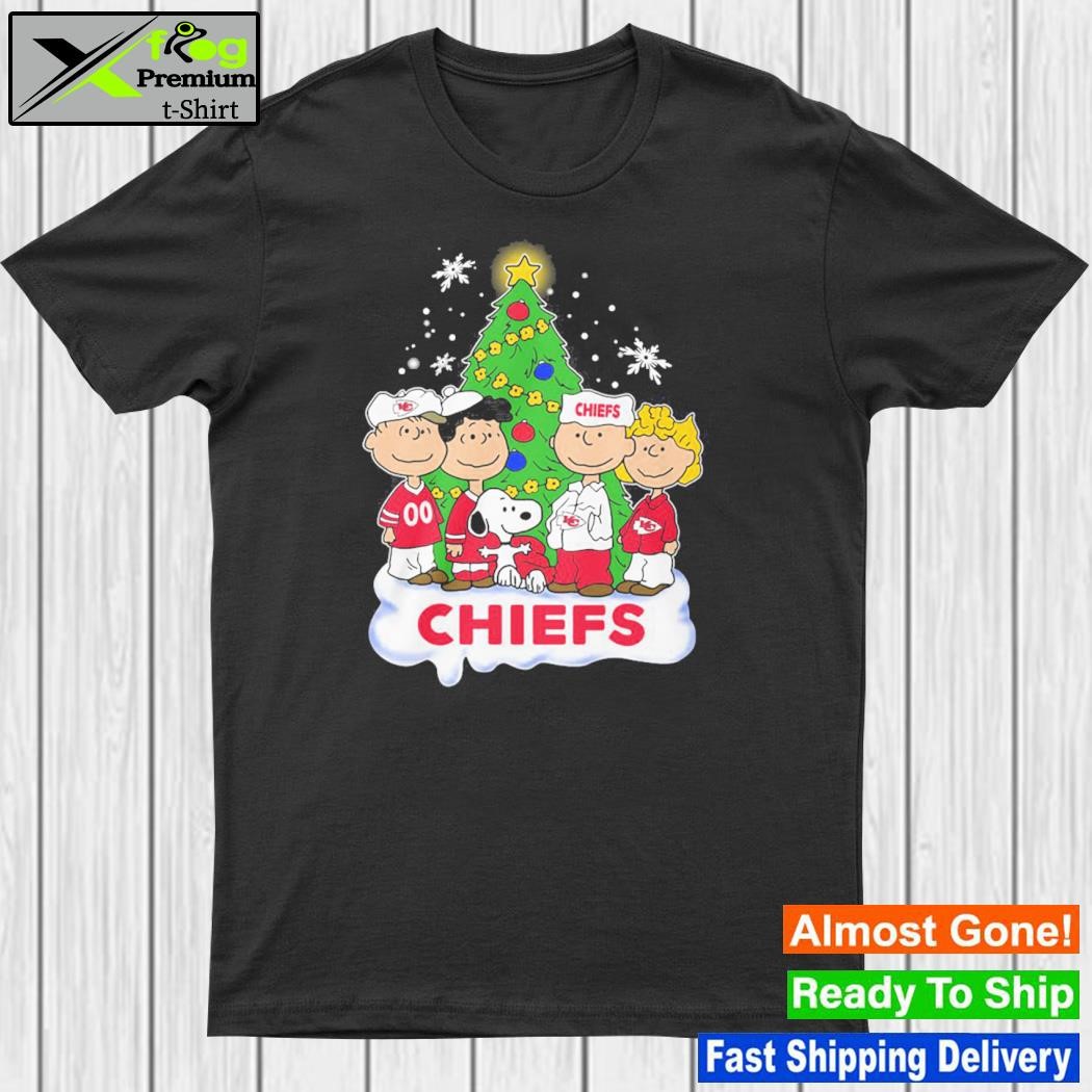 Premium Snoopy The Peanuts Kansas City Chiefs Christmas Shirt - T