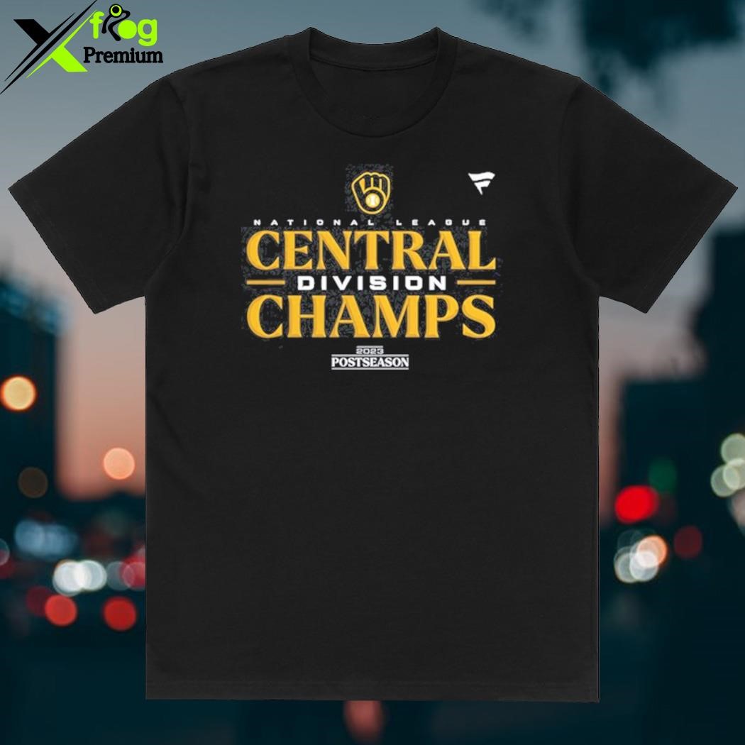 Official milwaukee Brewers National League Central Division Champs 2023  Postseason T-shirt, hoodie, sweater, long sleeve and tank top