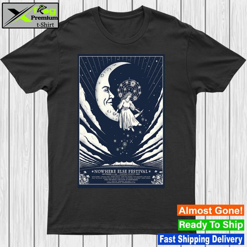 Official nowhere else festival Ohio september 123 2023 poster shirt