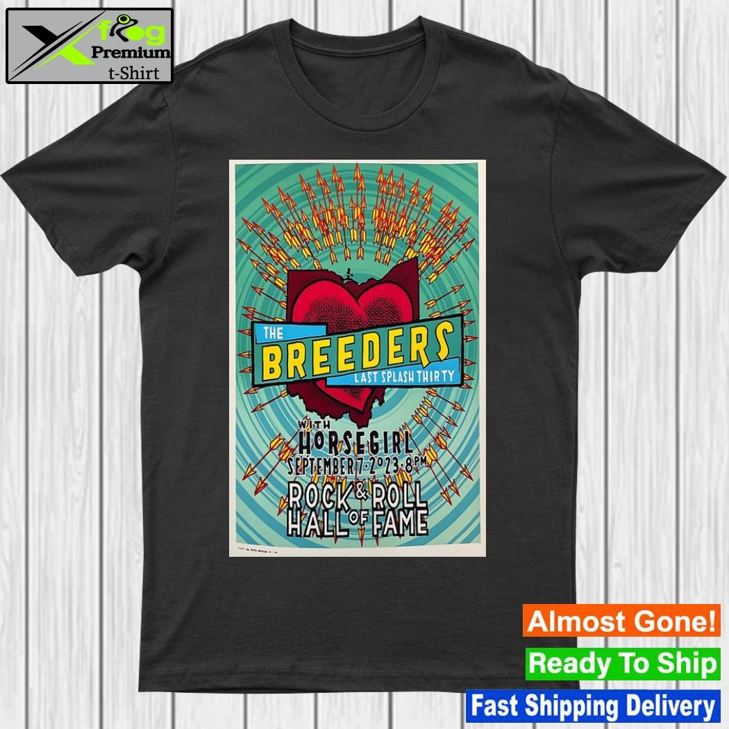 Official the breeders september 07 Cleveland event poster shirt