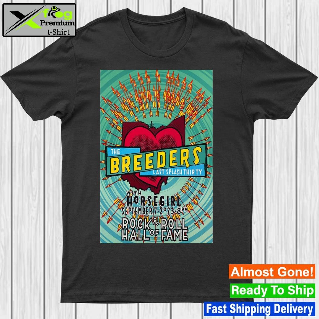 The Breeders Sept 7 2023 Cleveland OH Event Poster shirt