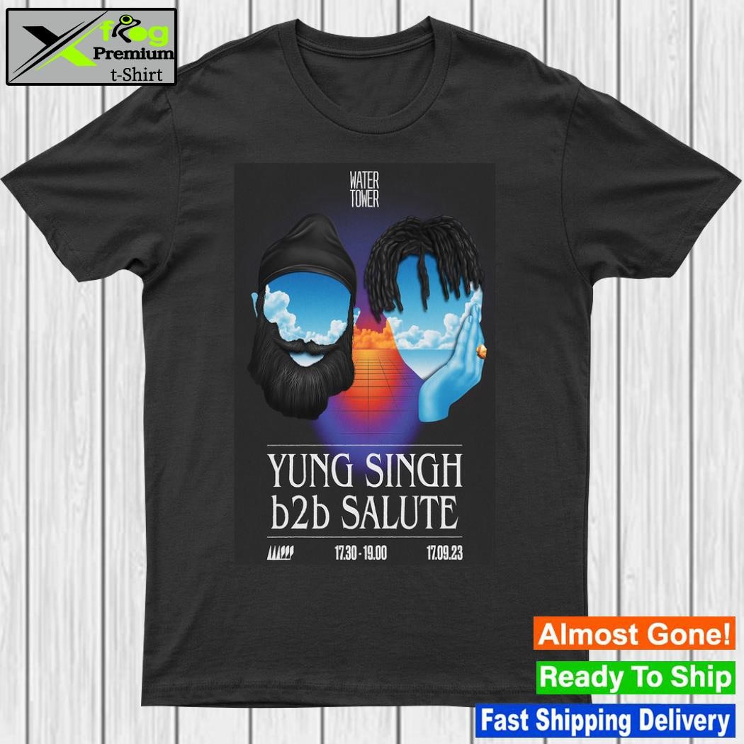Yung Singh & Salute September 17, 2023 Water Tower Stage Poster shirt