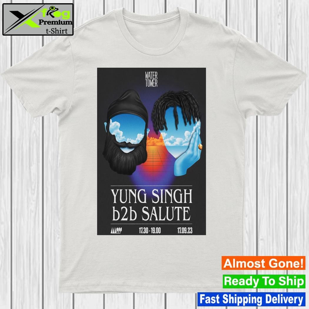 Yung Singh & Salute Water Tower Stage 09.17.23 Poster shirt