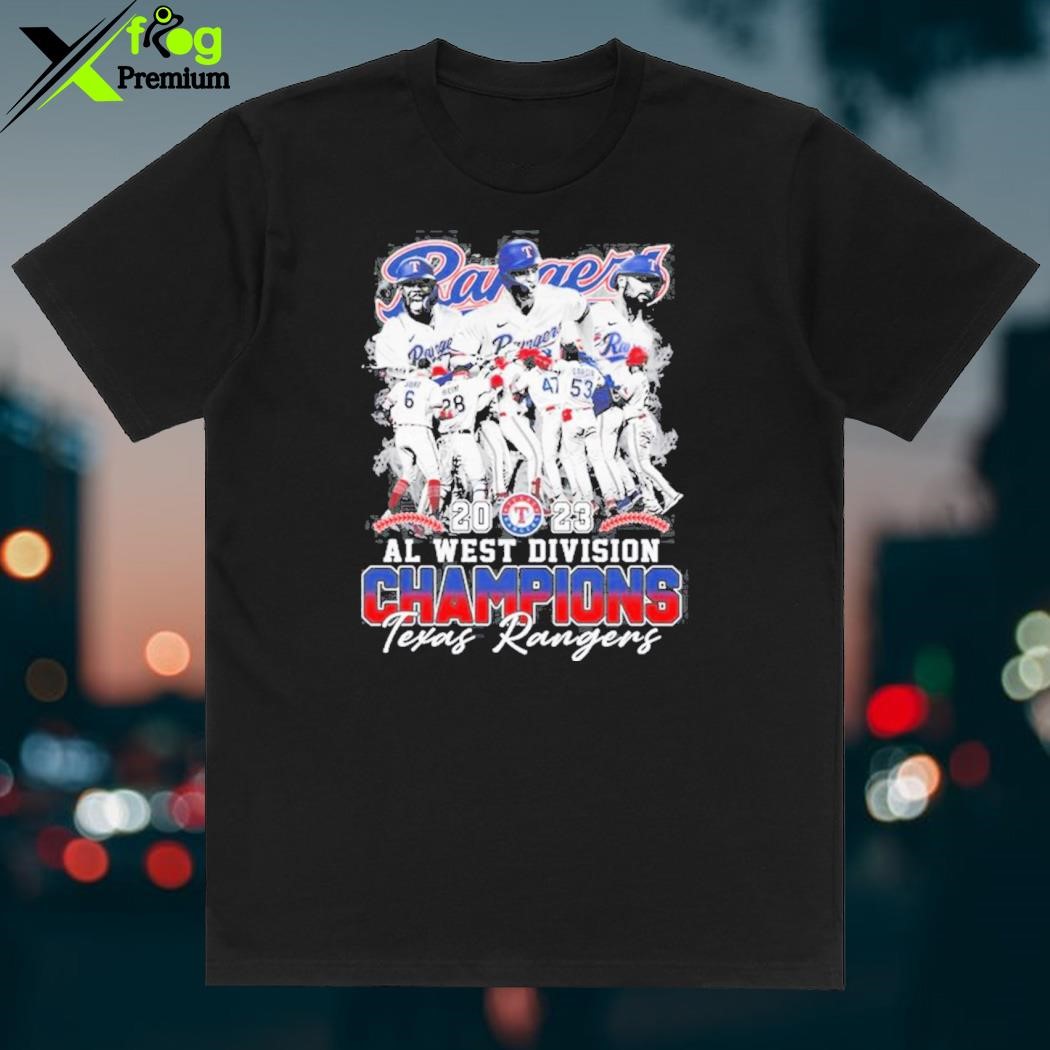 Texas Rangers Al West Division Champions 2023 Players Shirt