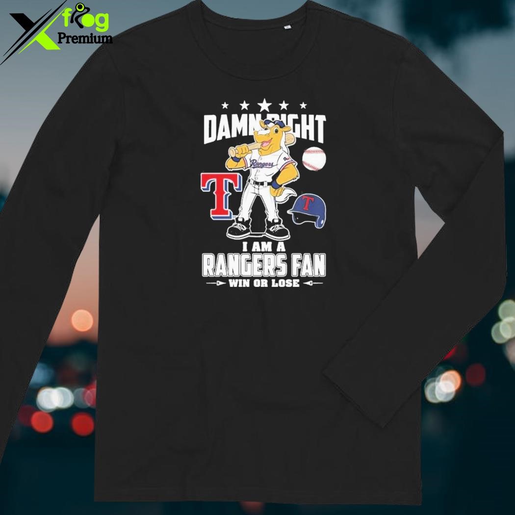 Damn Right Texas Rangers Fan Shirt - HollyTees