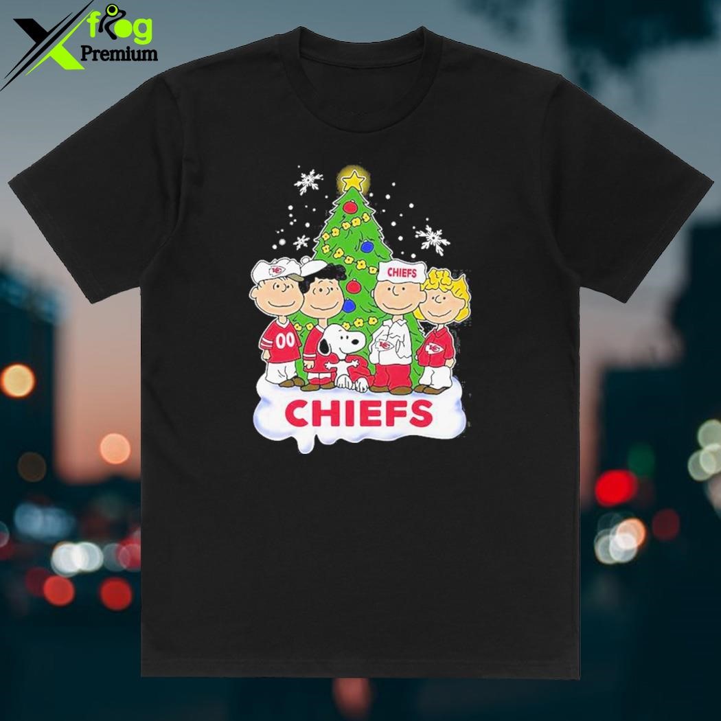 Kansas City Chiefs Snoopy Peanuts Christmas Shirt - ReviewsTees