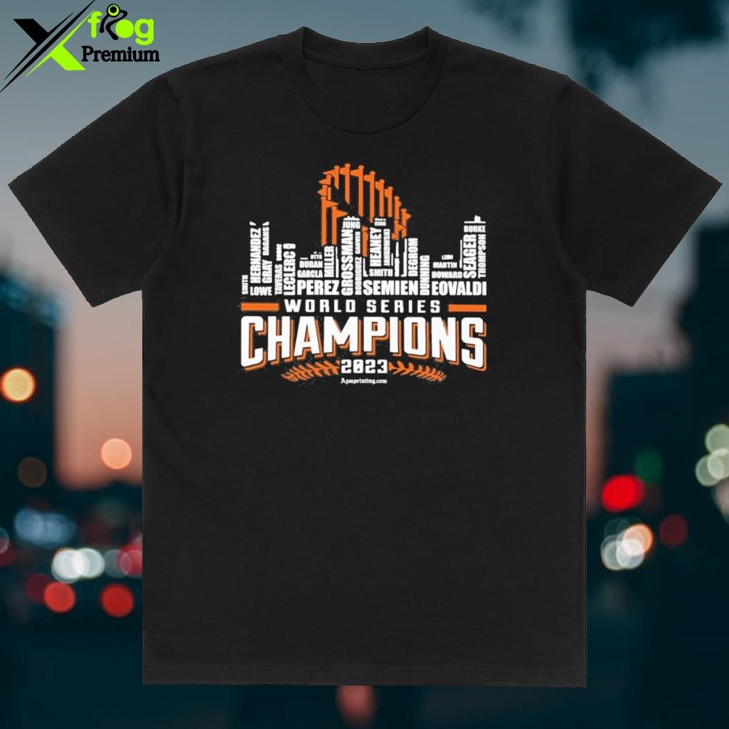 Name player world series champions 2023 city shirt, hoodie