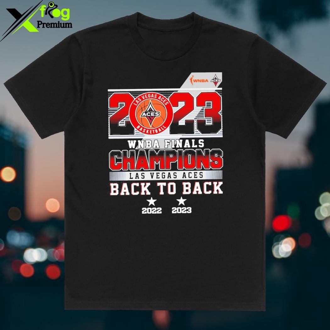 Nike 2023 WNBA Champions Las Vegas Aces Back 2 Back Shirt - Danmerch