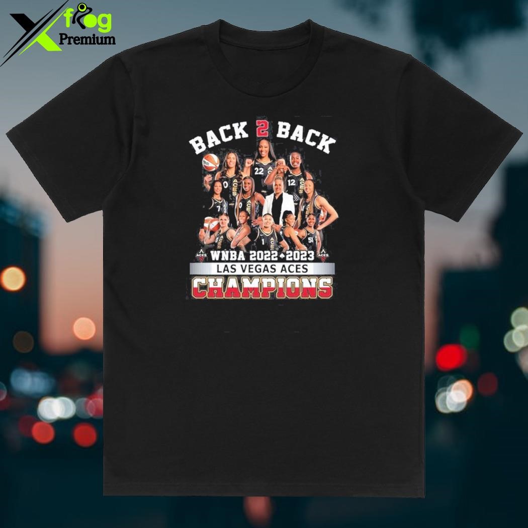Back 2 back champions 2023 WNBA Las Vegas Aces shirt, hoodie