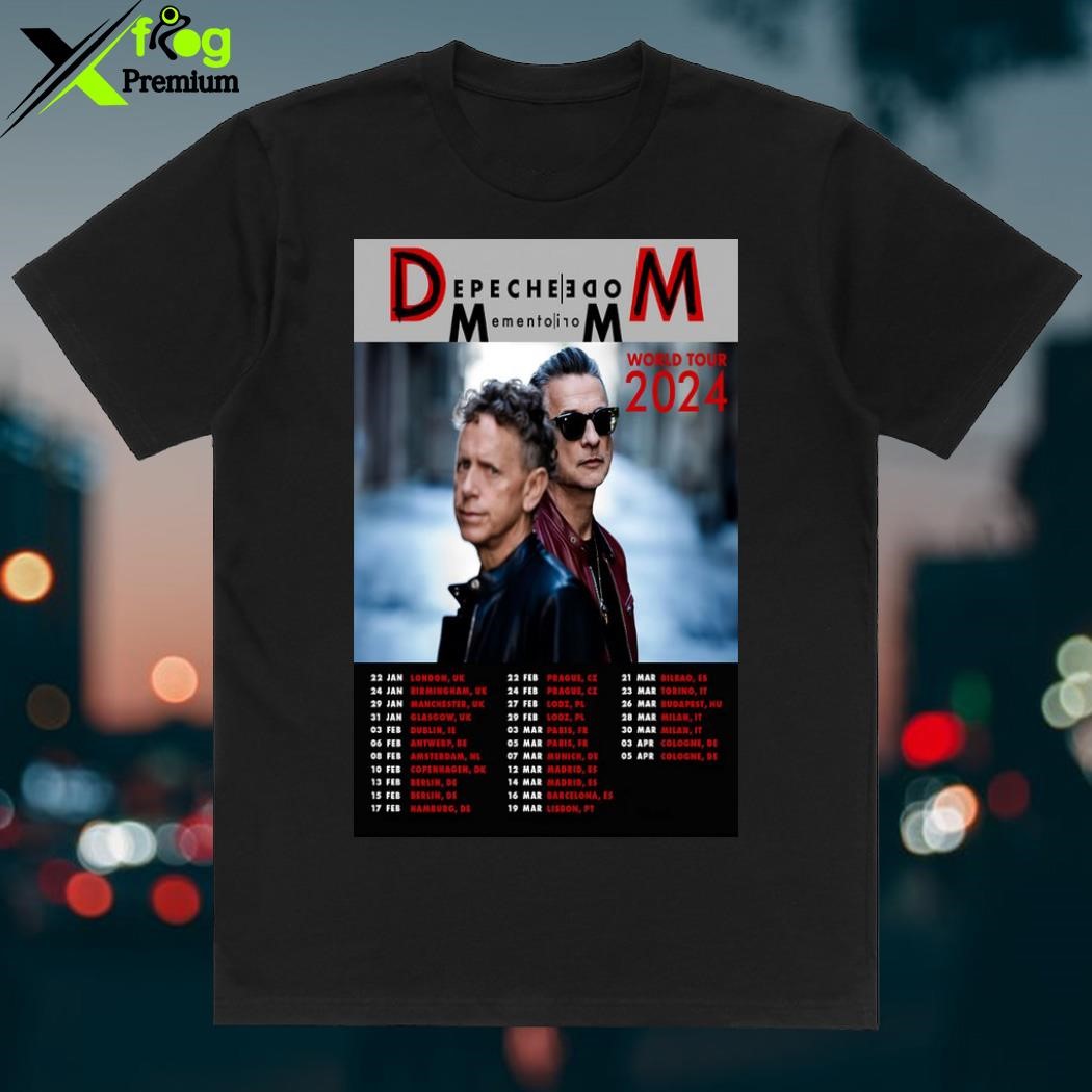 Depeche Mode Memento Mori World Tour 2023 T-Shirt S-3XL