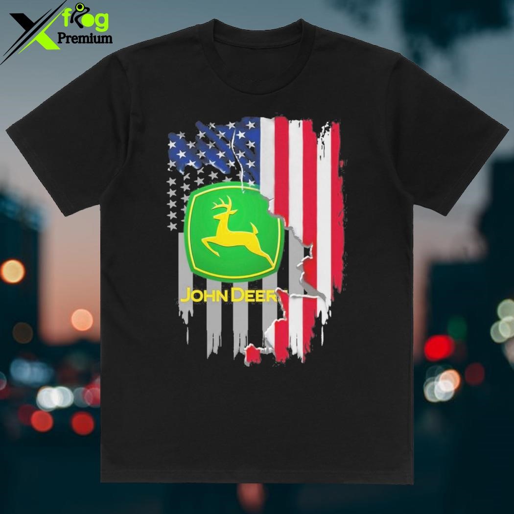 John deere american flag shirt best sale