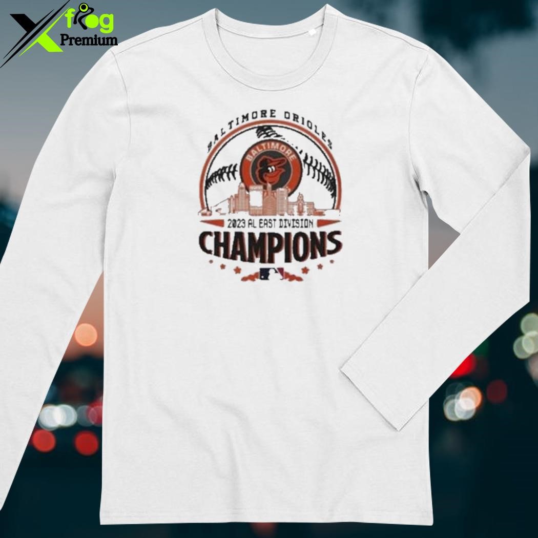Official baltimore Orioles 2023 Al East Division Champions Skyline